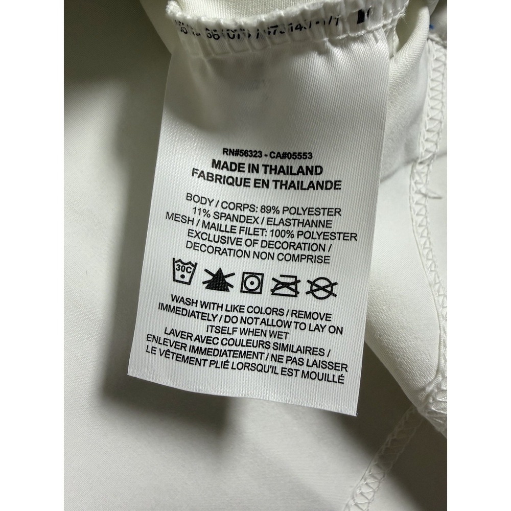 Nike Team Quarter-Zip Pullover Jacket White Blue Mens XL Dri-FIT - Picture 12 of 16